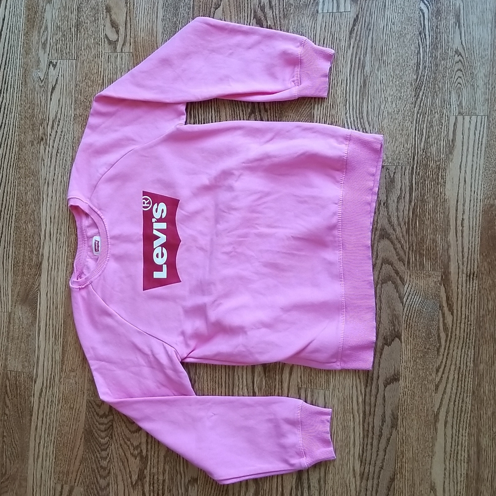 (XL) Levi's Youth Logo Crewneck Sweater Streetwear Casual Graphic Classic